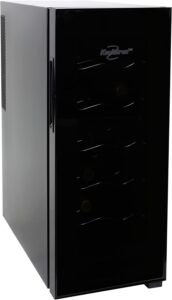 Koolatron Urban Series 12 Weinkühler, Thermoelektrischer Weinkühler, 1 cu. ft. Frestanding Wine Cellar für Home Bar, kleine Küche, Apartment, Condo, Cottage, Wohnmobil