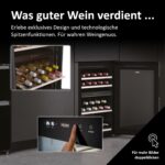 Haier Weinkühlschrank klein 50 SERIE 7 HWS42GDAU1 I 42 Flaschen Weinklimaschrank I Neue Technologie für perfekte Lagerung I Weinkühlschrank 2 Zonen, UV-Glastür & Holzregale I Wi-Fi I Wine fridge