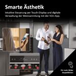 Haier Weinkühlschrank 50 SERIE 5 HWS79GDG I Weinklimaschrank für 79 Flaschen I Neue Technologie für beste Lagerung I Weinkühlschrank 2 Zonen, UV-Glastür & 5 Holzregalen I Wine Fridge vibrationsarm