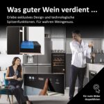 Haier Weinkühlschrank 50 SERIE 5 HWS79GDG I Weinklimaschrank für 79 Flaschen I Neue Technologie für beste Lagerung I Weinkühlschrank 2 Zonen, UV-Glastür & 5 Holzregalen I Wine Fridge vibrationsarm