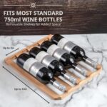 Ivation - Weinkühler mit 28 verschließbaren Flaschen, großer Weinkeller ohne Eingriff für Rot, Weiß, Champagner oder Champagner, 41f-64f mit digitaler Stahltemperaturregelung