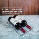 Schmecke 12 Flaschen Kompressor Weinkühler Kühlschrank mit Schloss | großer freistehender Weinkeller | 41f-64f Digitale Temperaturregelung Weinkühlschrank für Rot, Weiß, Sekt oder Sekt - Schwarz